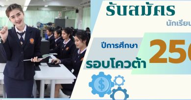 วิทยาลัยเทคนิคชัยภูมิ เปิดรับสมัครนักเรียนนักศึกษา รอบโควตา ปีการศึกษา 2568